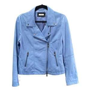 RIANI Lamb Nappa Leather Jacket, Size 8